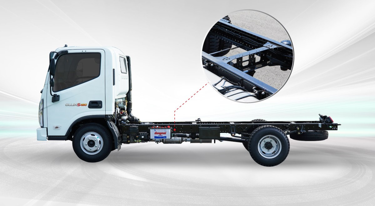 Khung chassis xe tải Towner én bạc chịu lực cao