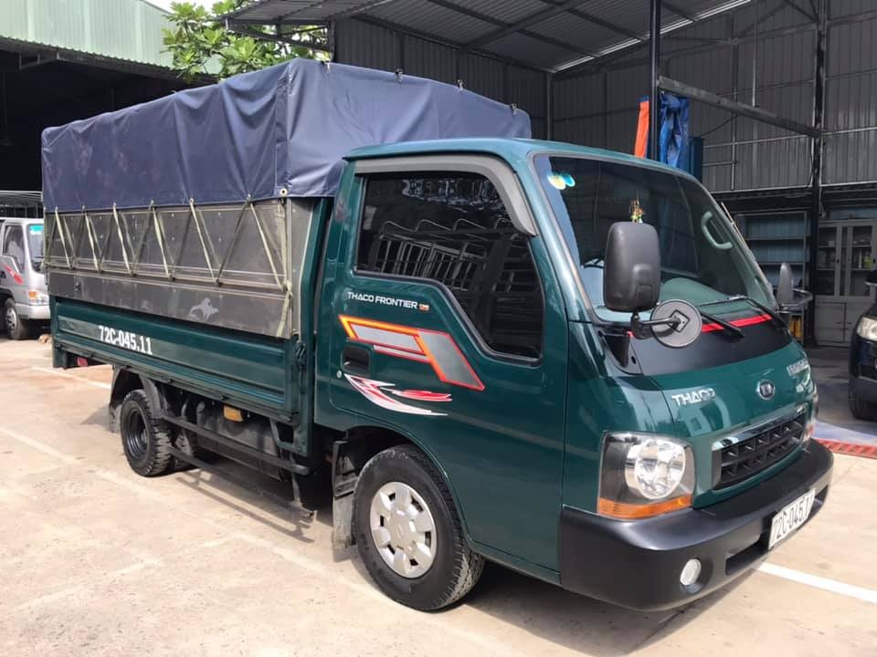 Xe tải Kia K125 thùng bạt đời 2015 màu xanh đậm