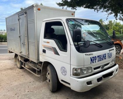 Camion Kia K125 d'occasion fourgon, protège les marchandises des intempéries et assure la sécurité