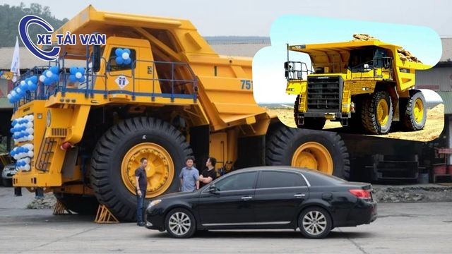 Siêu xe tải Komatsu HD785 lớn nhất nước ta