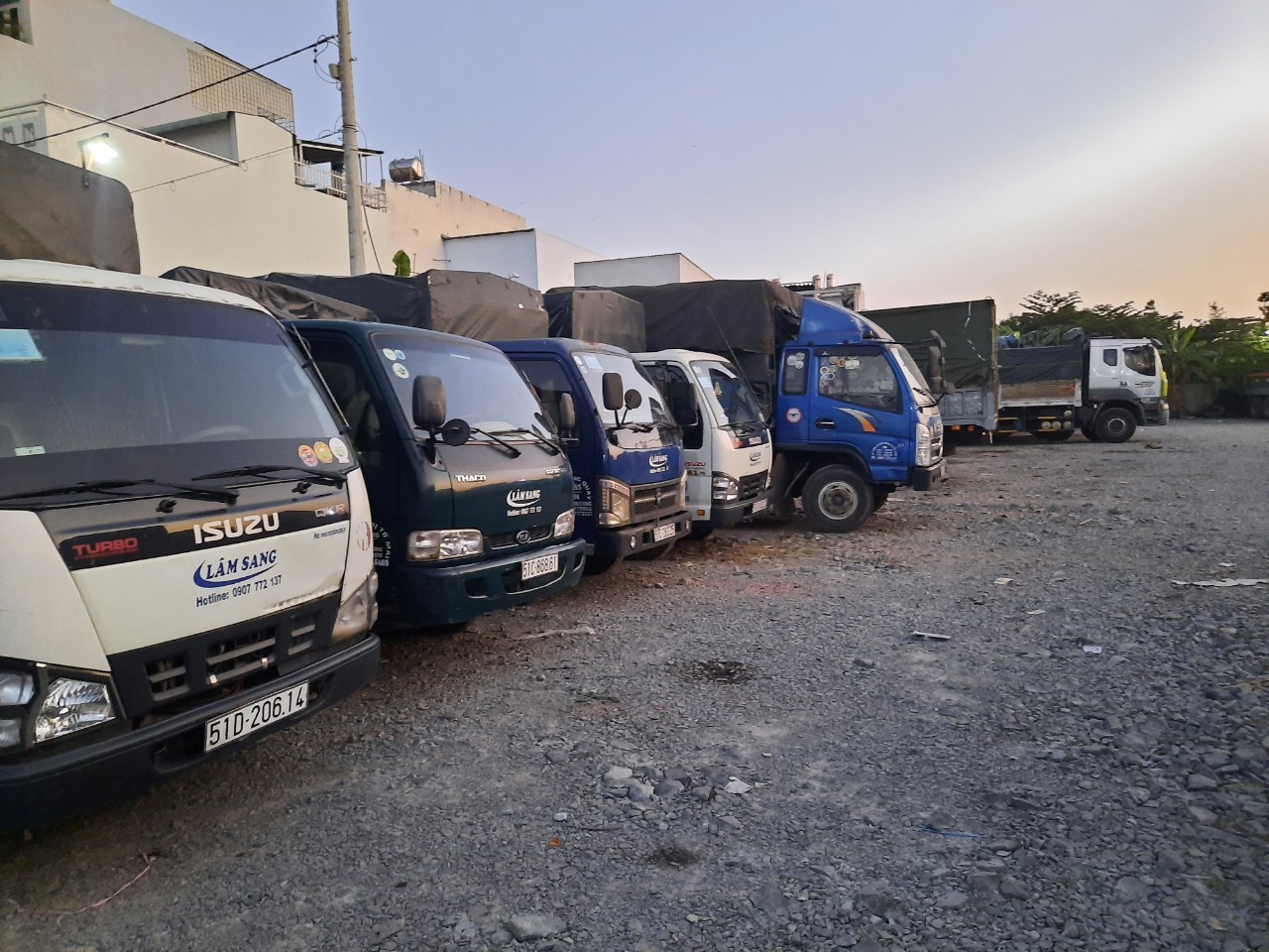 Kích thước thùng xe tải Isuzu
