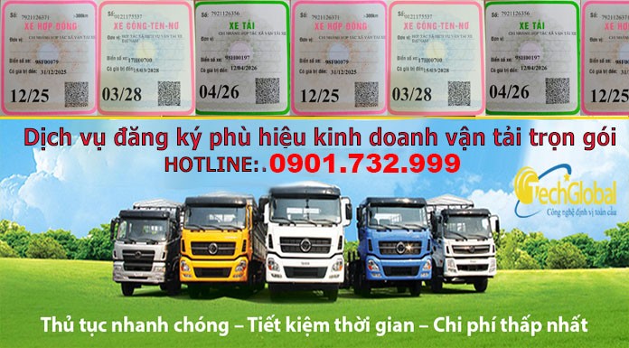 Hỗ trợ làm phù hiệu vận tải ô tô