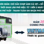 Giảm 20% khi đăng ký trọn gói làm phù hiệu xe tải