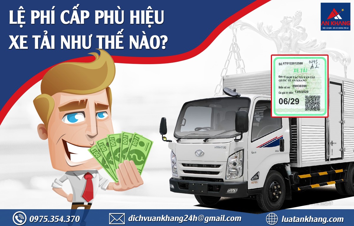 phù hiệu xe tải và chi phí duy trì