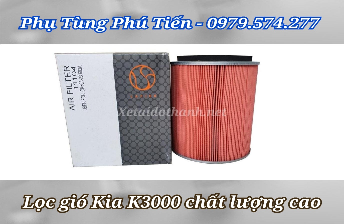 Lọc gió động cơ Kia K3000 chất lượng cao, phụ tùng chính hãng từ Xe Tải Mỹ Đình.