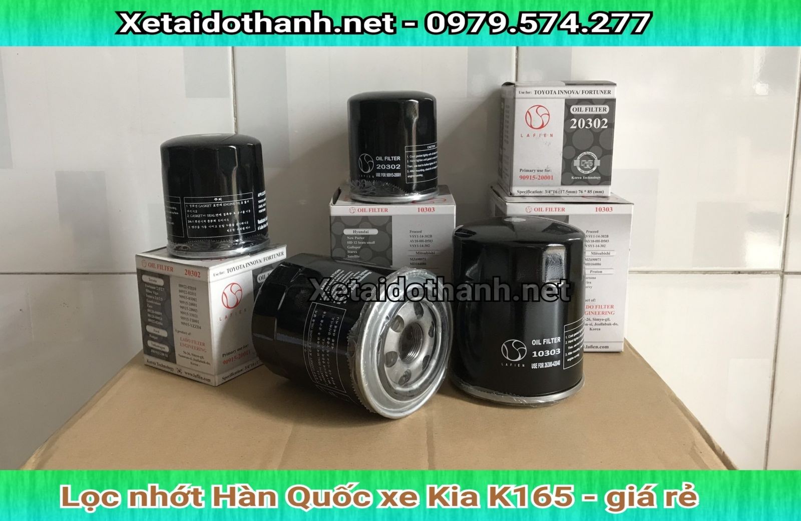 Lá»c nhá»›t xe Kia K165 cháº¥t lÆ°á»£ng