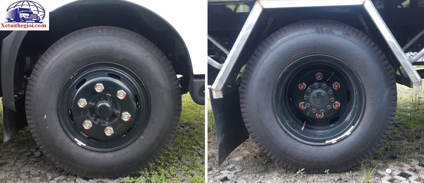 Lốp xe tải Hino 4.5 tấn Yokohama bền bỉ và chịu tải tốt