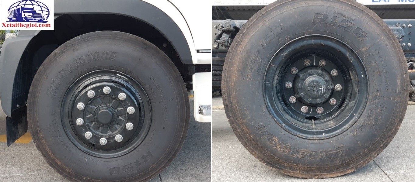 Lốp xe tải Hino 9t4 Bridgestone chất lượng cao