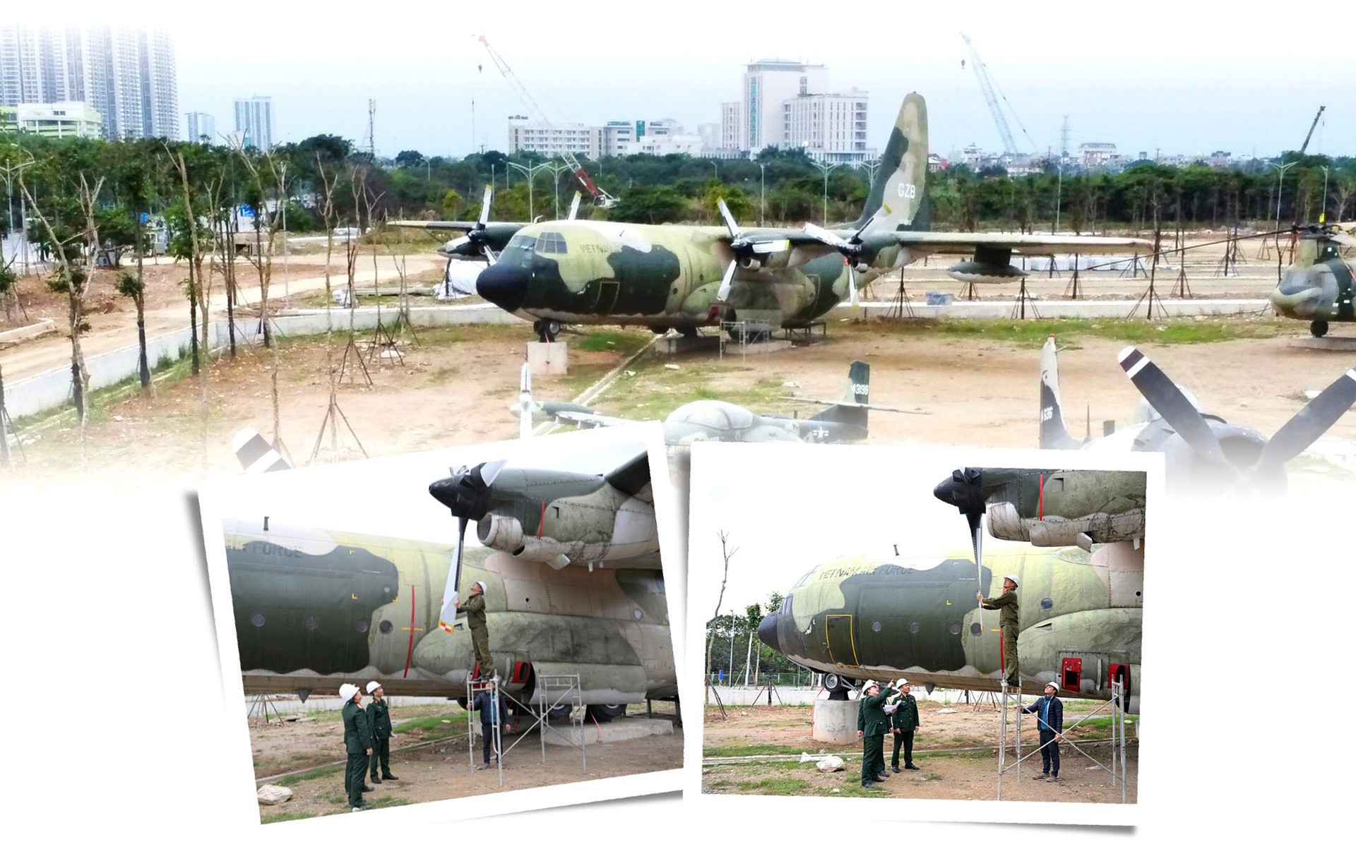 Samolot C-130 w Muzeum Historii Wojska Wietnamu