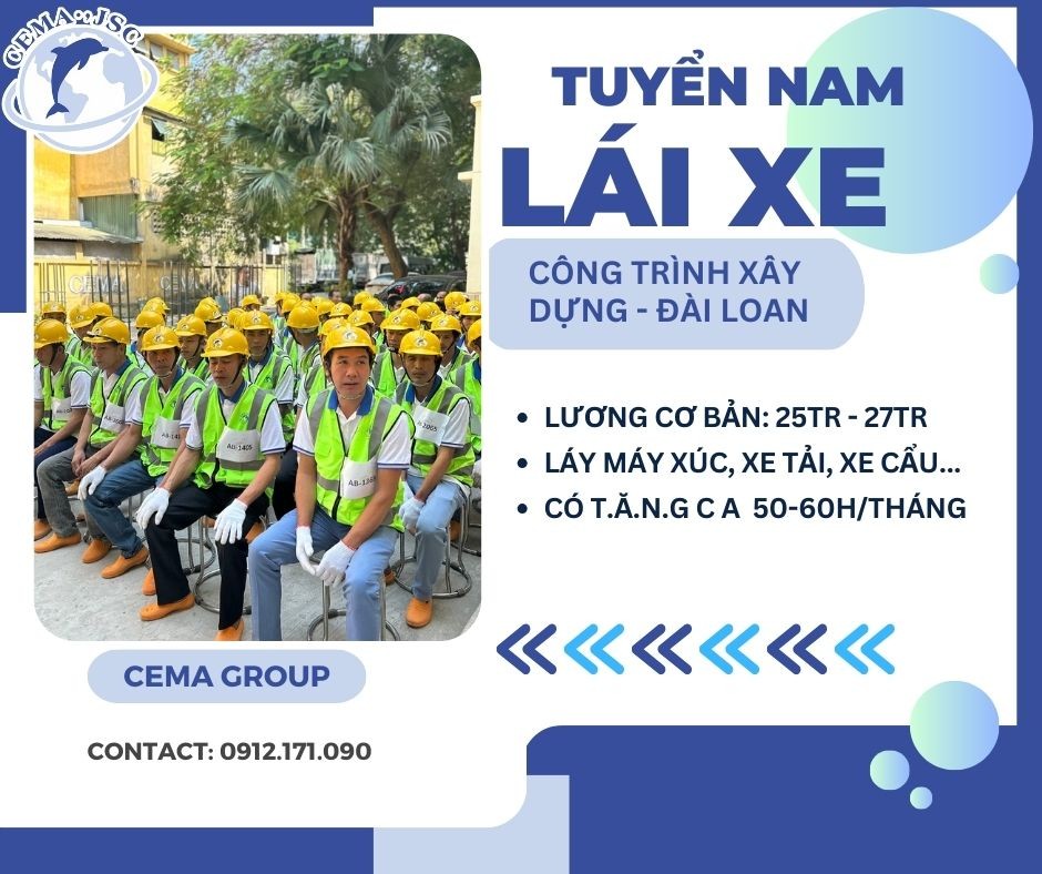 alt text: Hình ảnh lái xe công trình