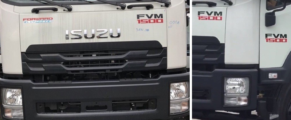 Ngoại thất xe tải Isuzu 15 tấn