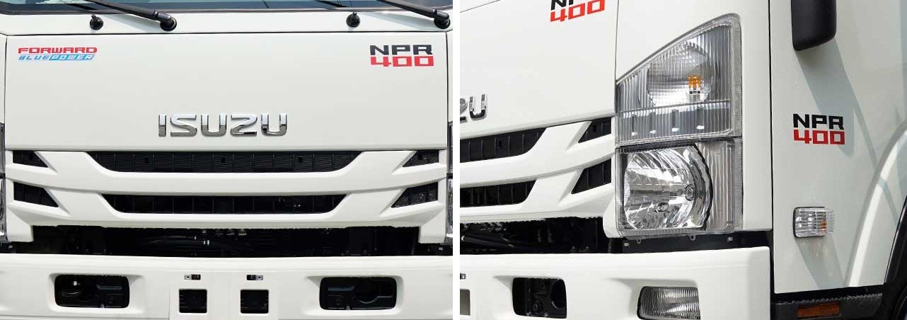 Mặt ca lăng xe tải Isuzu 3.5 tấn 2016 thiết kế tinh tế và mạnh mẽ