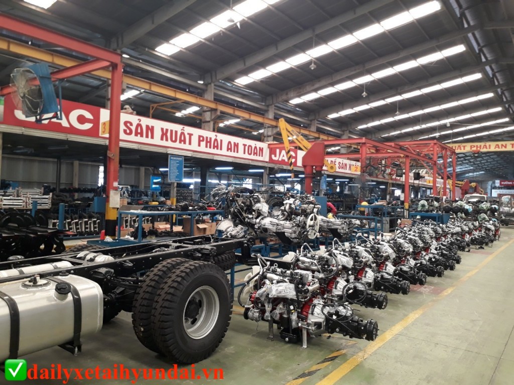 Nhà máy sản xuất xe tải Jac quy mô lớn tại Việt Nam