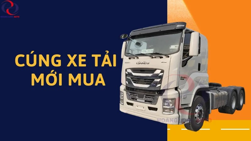 Lễ vật cúng xe tải mới