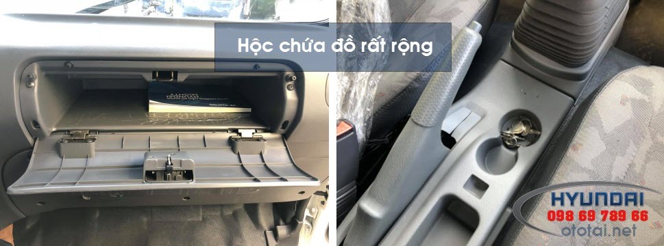 hộc chứa đồ xe tải mighty 110s
