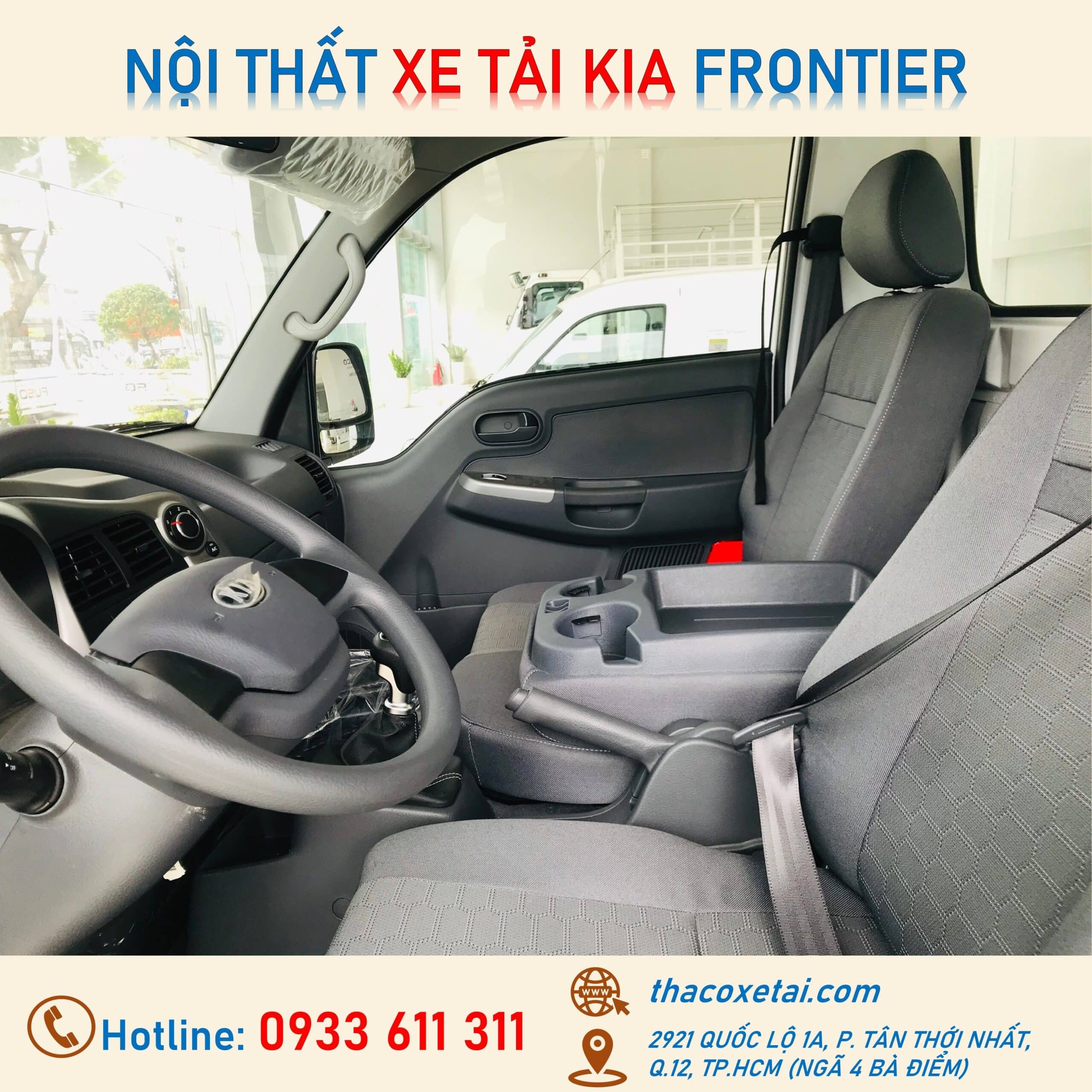 Innenraum des Kia K250 LKW