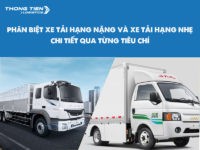 Vergleich zwischen einem leichten und einem schweren LKW