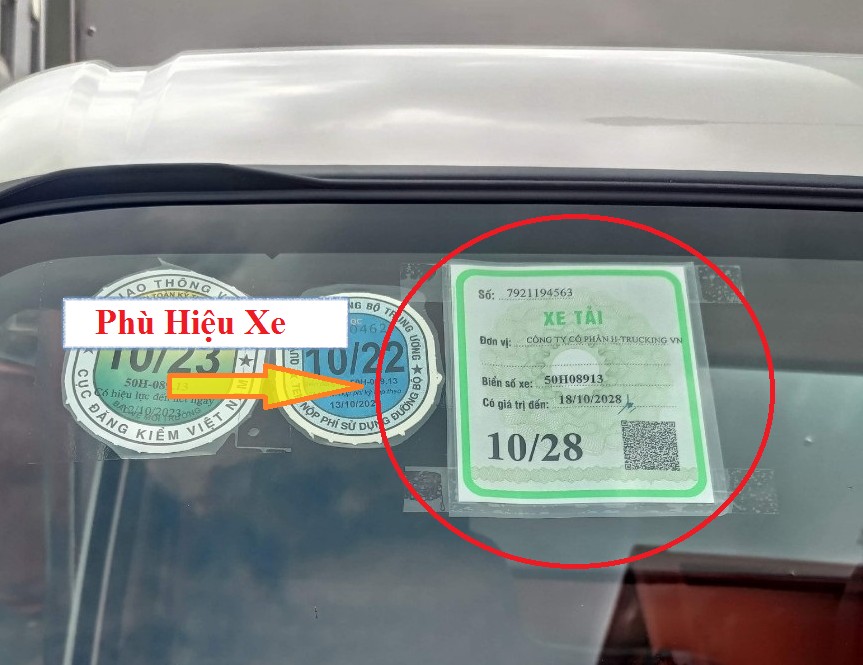 Phù hiệu xe tải