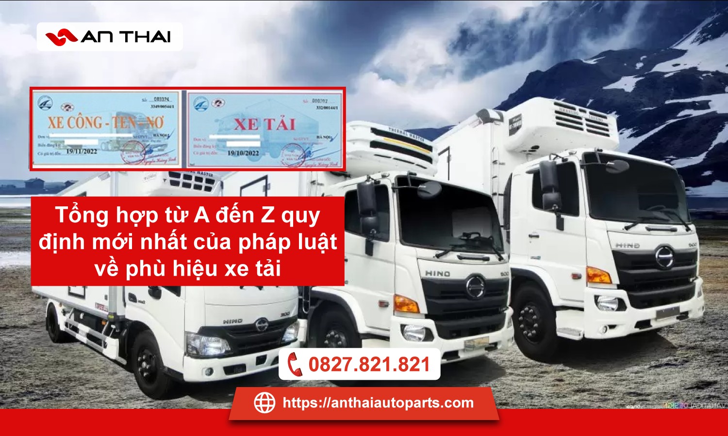 Phân loại phù hiệu xe tải
