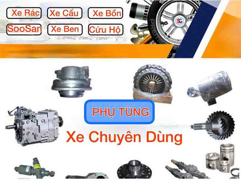Hình ảnh minh họa bảng giá phụ tùng xe tải và logo Xe Tải Mỹ Đình