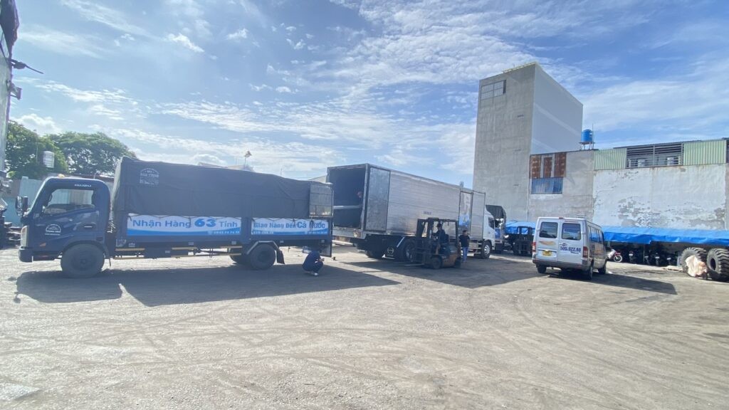 Processo de envio de mercadorias de Da Nang para Thanh Hoa