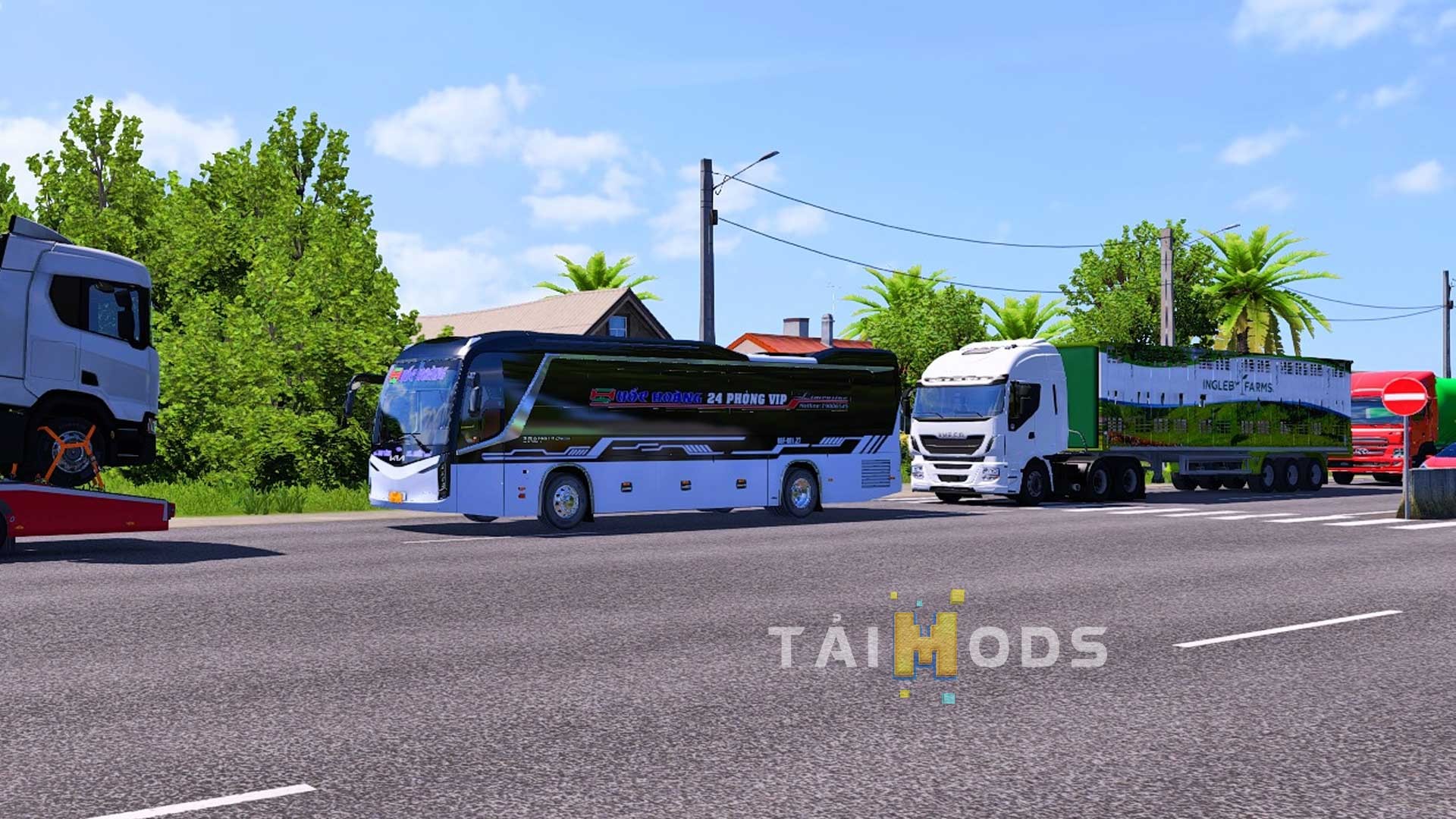 Bild eines virtuellen Busses im Euro Truck Simulator 2 Mod