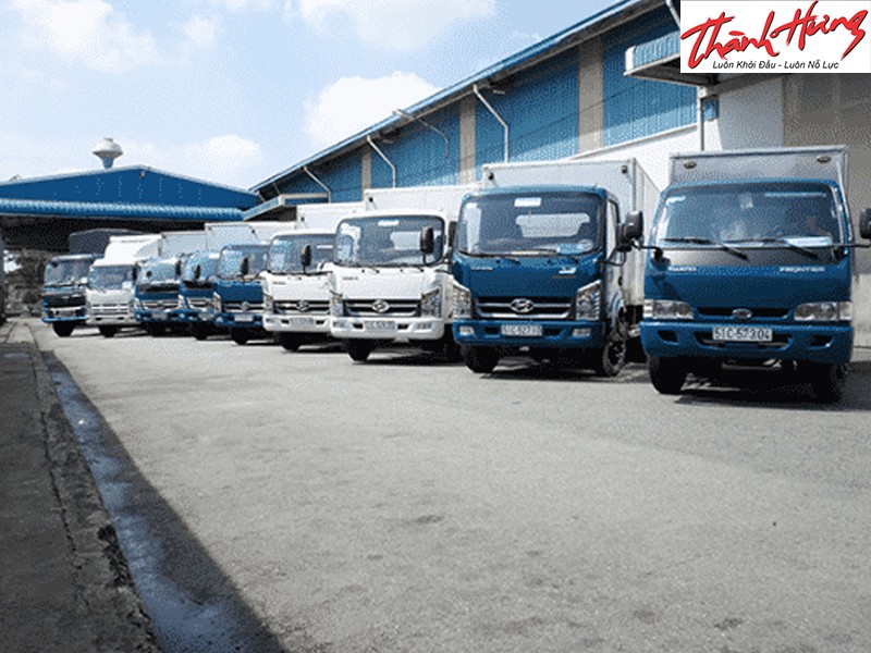 Xe tải Thành Hưng vận chuyển hàng hóa an toàn