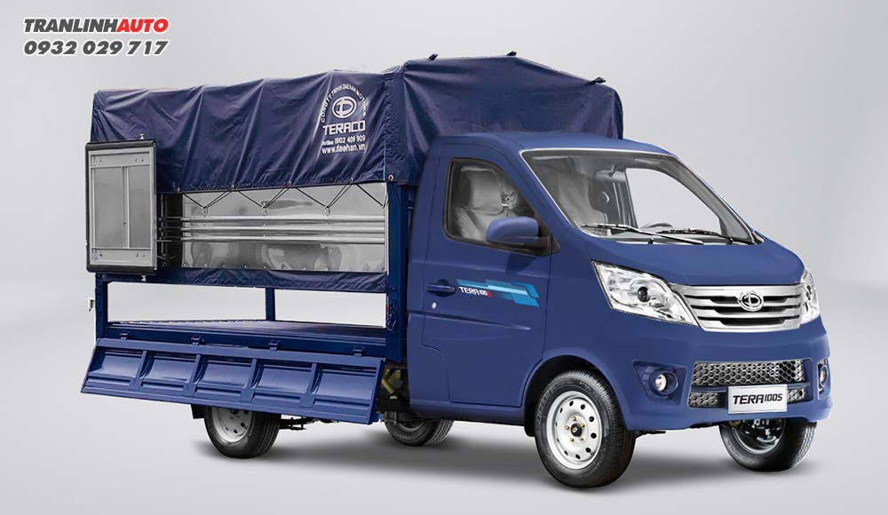 Tera 100S thùng mui bạt mở bửng hông