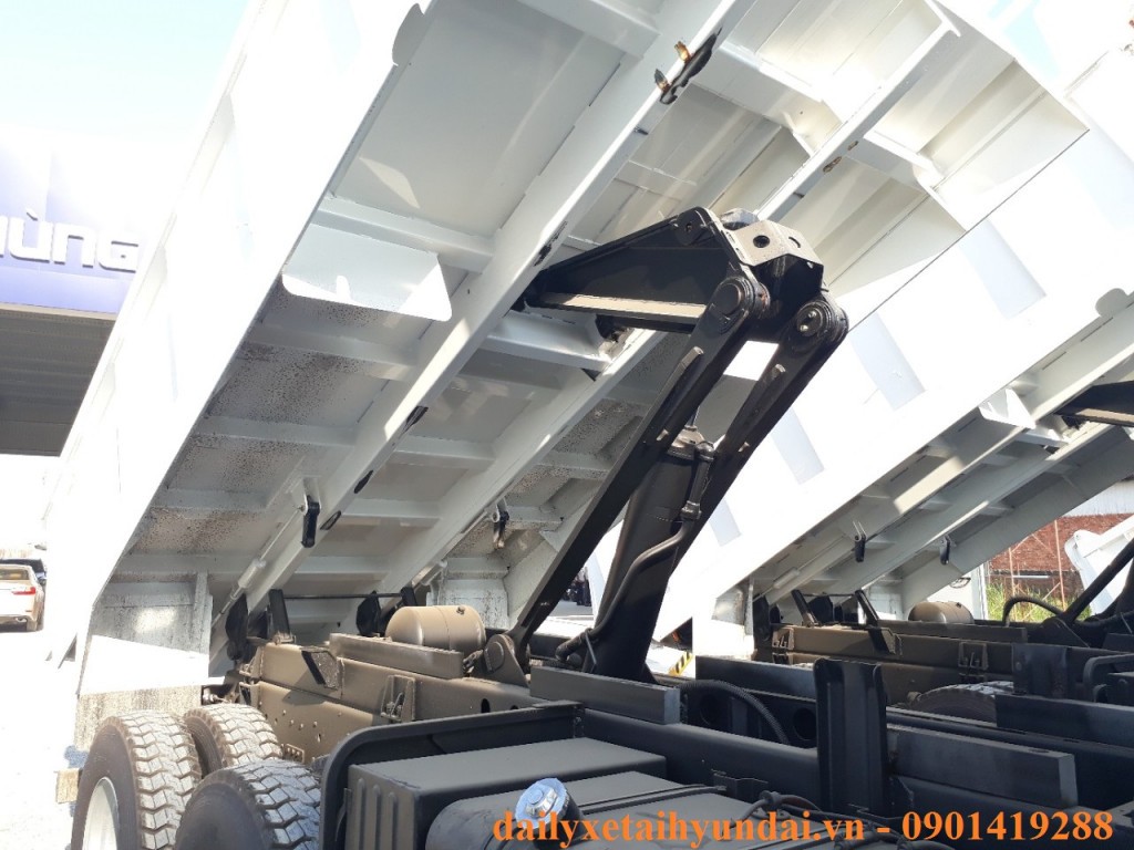 Thùng xe tải ben Daewoo 3 chân