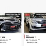 Thị trường xe Toyota đã qua sử dụng rất sôi động