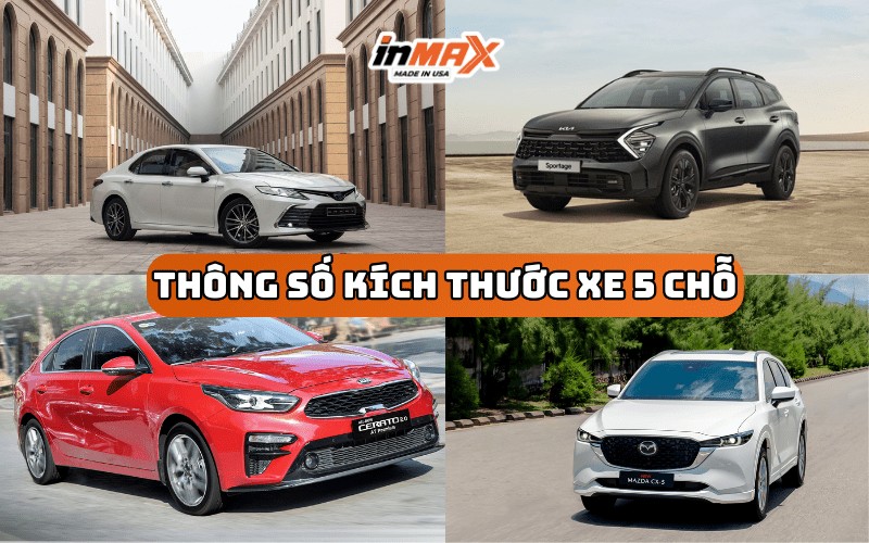 thông số kích thước xe 5 chỗ