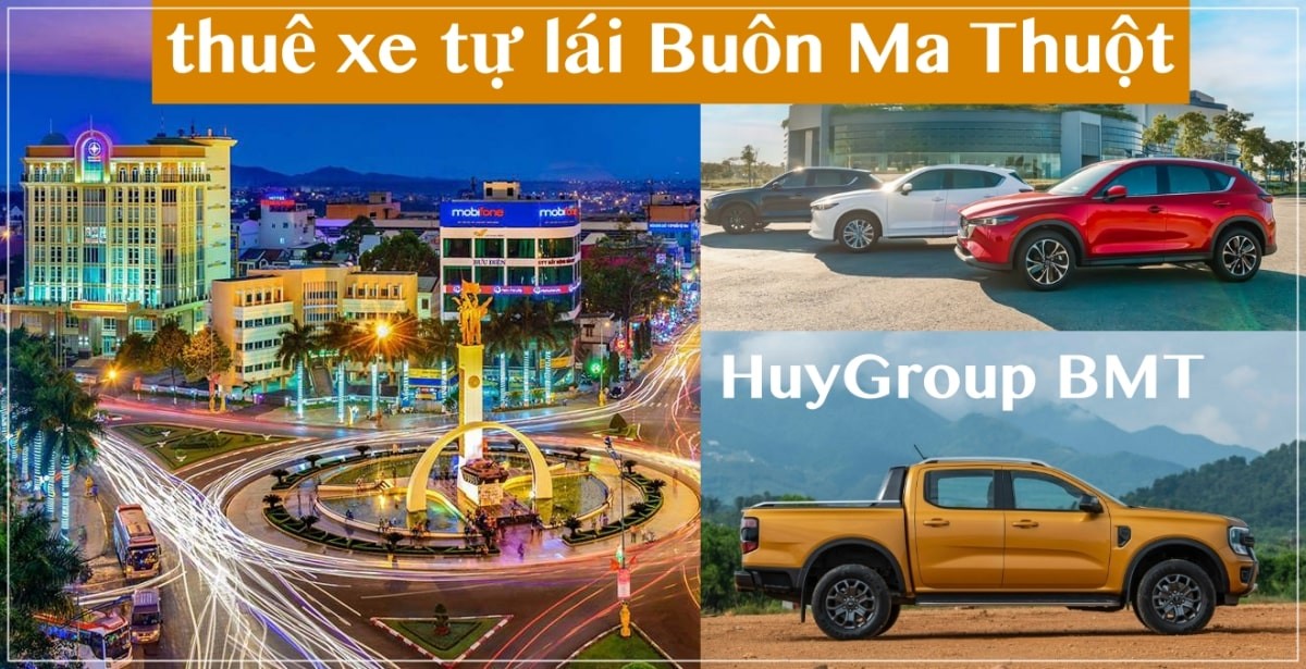 Văn phòng cho thuê xe bán tải tự lái tại BMT