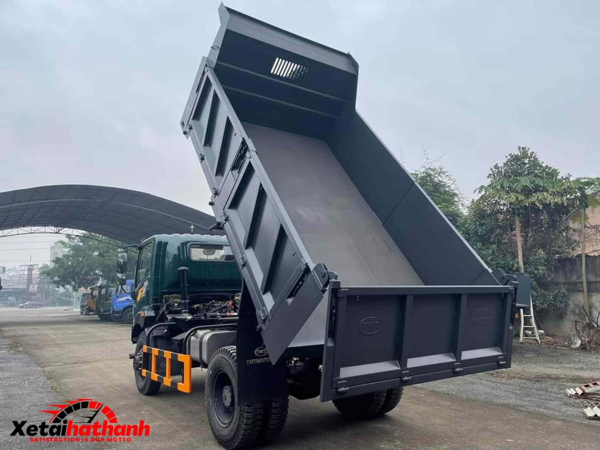 thùng xe ben TMT 8 tấn 2 cầu dầu thể tích lớn