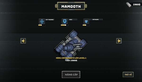 Amélioration d'un tank dans le jeu Bataille de Tanks 3D Partie 3