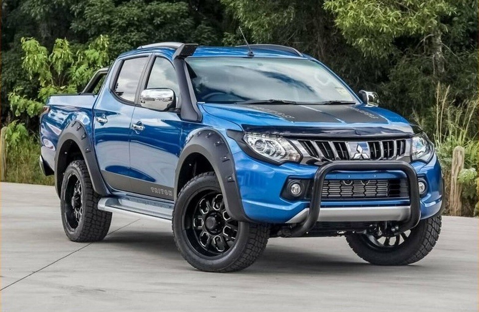 Xe bán tải Mitsubishi Triton mạnh mẽ, mẫu xe chiến lược của Mitsubishi trên thị trường toàn cầu nhưng chưa có mặt tại Mỹ