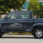 Xe bán tải UAZ Patriot Pickup cũ mạnh mẽ và hầm hố