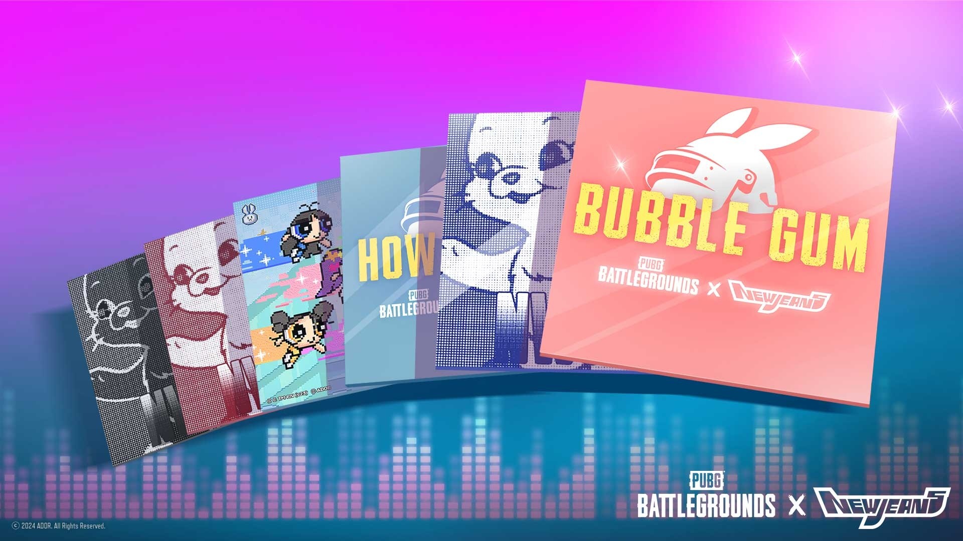 Gói Biểu Cảm PUBG x NewJeans