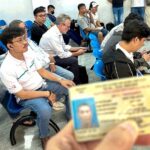 Ảnh minh họa tình trạng thiếu phôi bằng lái xe trên toàn quốc.