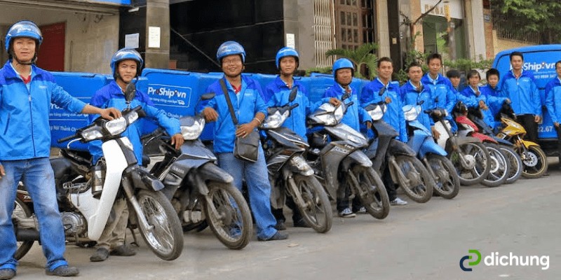 Proship truck transporting goods from Hanoi to Mong Cai