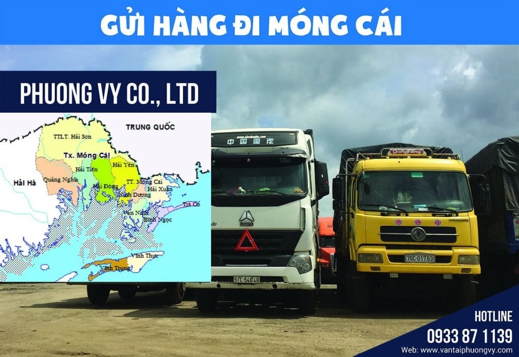Vận chuyển hàng hóa đi Móng Cái
