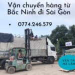Xe tải vận chuyển hàng hóa từ Bắc Ninh đi Sài Gòn