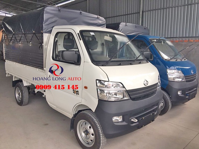 Xe tải Veam Changan 850kg thùng mui bạt linh hoạt trên đường phố