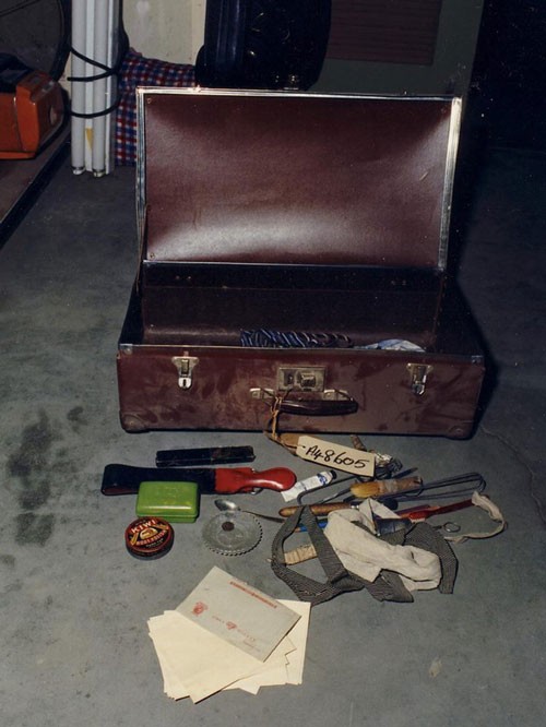 Police also found a strange suitcase at the train station