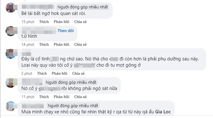 Hình ảnh hiện trường vụ tai nạn xe tải cán người đi xe máy.