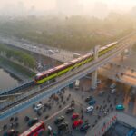 Tuyến metro Nhổn - Cầu Giấy hiện đại, biểu tượng phát triển giao thông đô thị Nhổn.