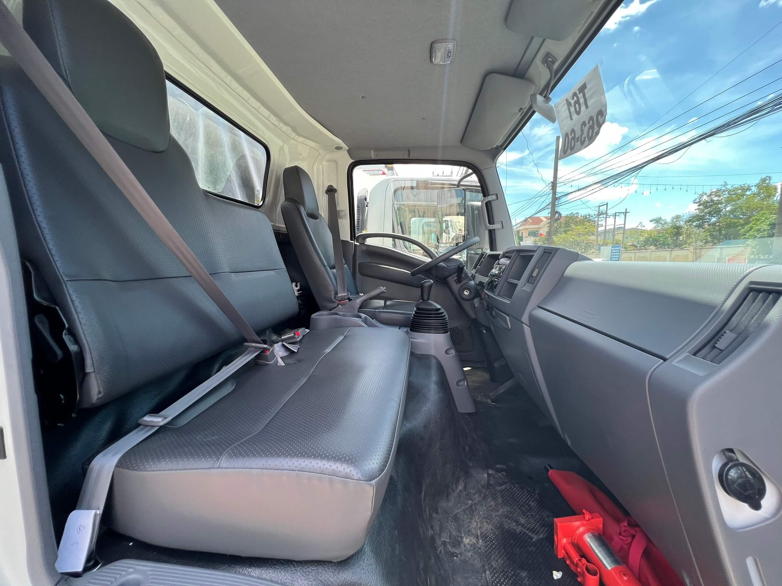 Interior of an Isuzu 3.5-ton truck