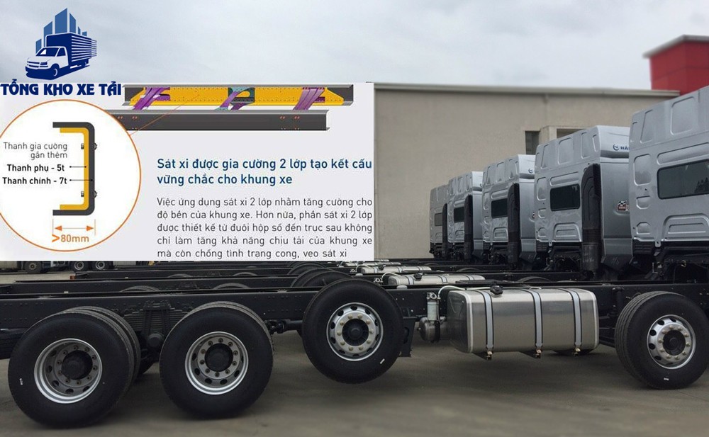 Telaio del camion Chenglong a 5 assi
