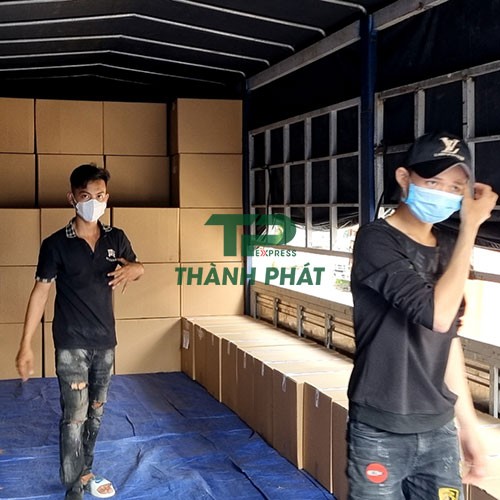 goods transported by 2-ton truck in the city