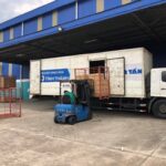Hình ảnh xe tải vận chuyển hàng hóa Bắc Nam, minh họa dịch vụ thuê xe tải đường dài.