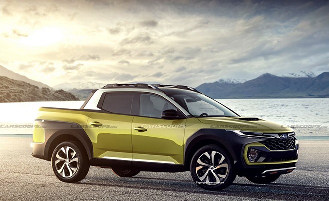 Xe bán tải Subaru Baja phiên bản phác thảo